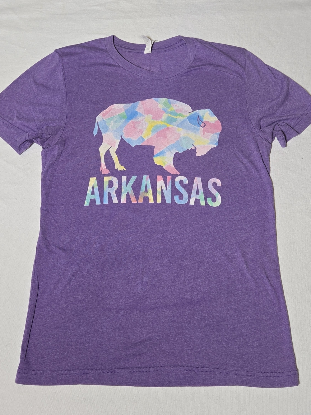 Vintage Purple Arkansas Buffalo Graphic Tee